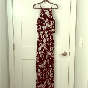 Lush floral maxi dress